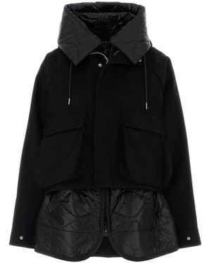 Sacai Manhattan Leather Crossbody Bag - Black