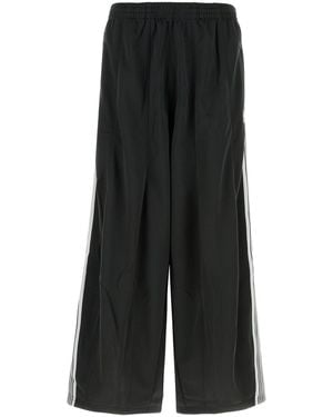 Needles Black Polyester joggers