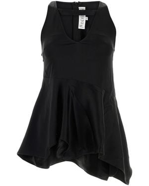 JW Anderson Jw Anderson Satin Top - Black