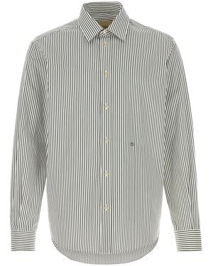 Valentino Garavani Embroidered Poplin Shirt - Grey
