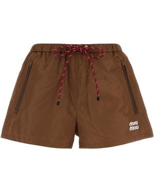 Miu Miu Pantaloni - Brown