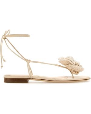 Magda Butrym Sandali in pelle avorio - Bianco