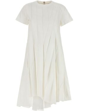 Sacai Poplin Dress - White