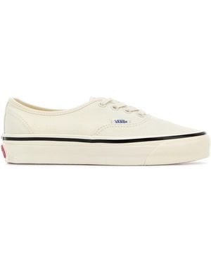 Vans White Canvas Authentic Sneakers