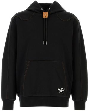 【関税&送料込】Mcm Black Stretch Polyester Blend Sweatshirt MCM Sweatshirts for Men | Online Sale up to 67% off | Lyst