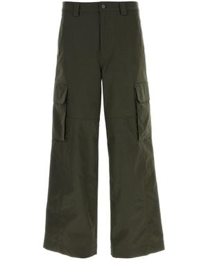 Valentino Garavani Olive Green Polyester Blend Cargo Pant