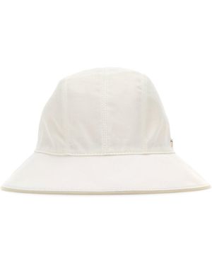 Helen Kaminski Cappello da pescatore Arya in cotone bianco