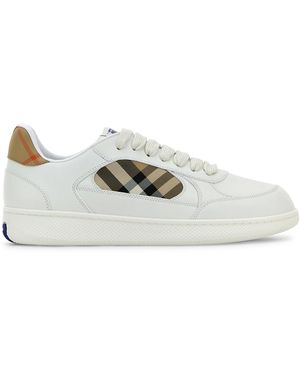 Burberry Sneakers in pelle bianca - Bianco