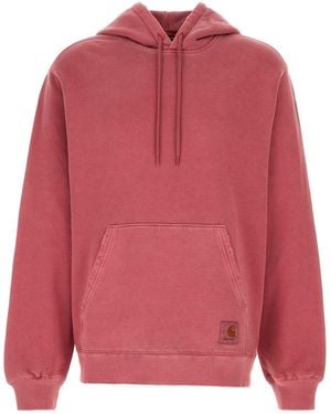 Carhartt Coral Cotton Hooded Torion Sweat - Pink
