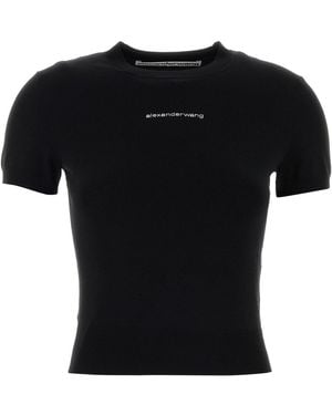 Alexander Wang Knit T-Shirt - Black