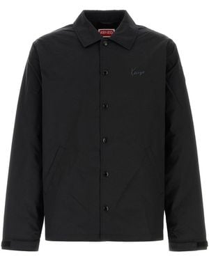 KENZO Black Cotton Blend Jacket
