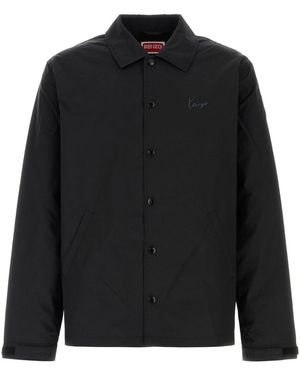 KENZO Black Cotton Blend Jacket