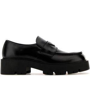 Prada Mocassini in pelle nera - Nero