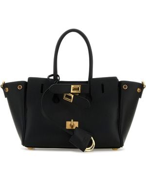 Balenciaga Borsa shopping Carry All Bel Air in pelle nera - Nero