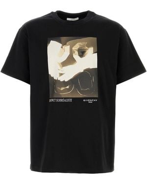 Givenchy Black Cotton T-shirt