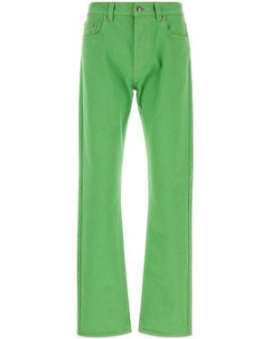 Versace Light Green Denim Jeans