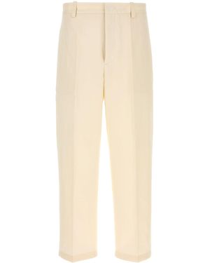 Jil Sander Tailored Trousers - Natural