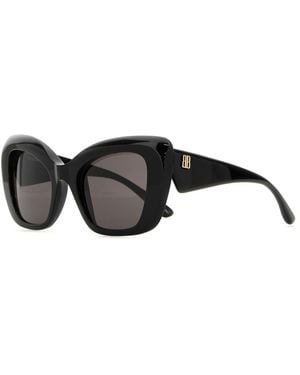 Balenciaga Black Acetate Farfalla Diva Sunglasses