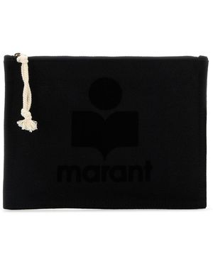 Isabel Marant Busta Netia in tela nera - Nero