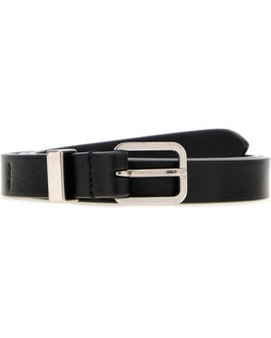Jil Sander Rectangle Belt 2 Cm - White
