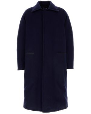 ZEGNA Wool Coat - Blue