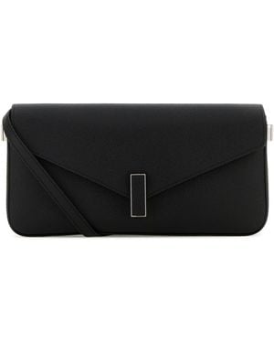 Valextra Borsa a tracolla Iside in pelle nera - Nero