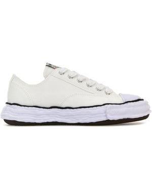 Maison Mihara Yasuhiro Sneakers in tela bianca - Bianco