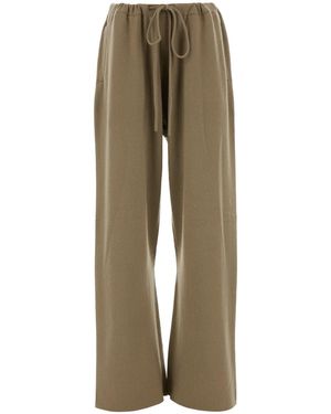 Extreme Cashmere Cappuccino Stretch Cashmere Blend Slouch sweatpants - Natural