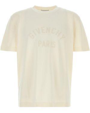 Givenchy Ivory Cotton T-shirt - White