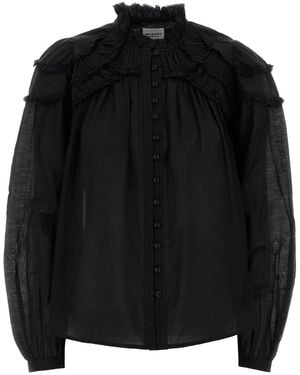 Isabel Marant Cotton Blend Christa Shirt - Black