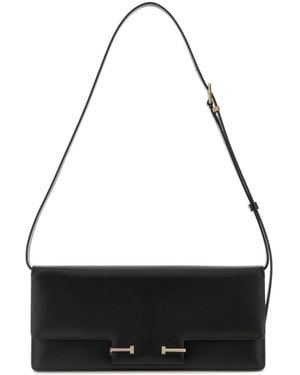 Tom Ford Black Leather Crossbody Bag