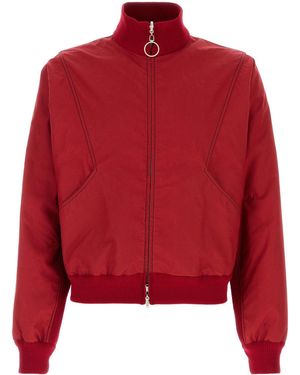 1989 STUDIO Red Cotton Bomber Jacket