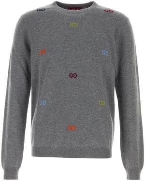 Gucci Maglione in cashmere grigio