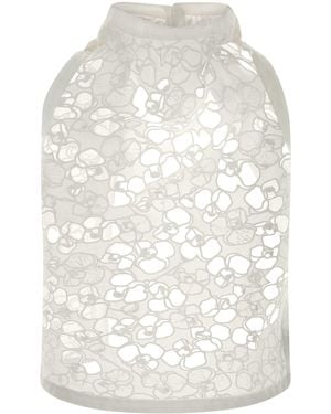 Carven White Cotton Top