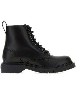 Givenchy Black Leather Ankle Boots