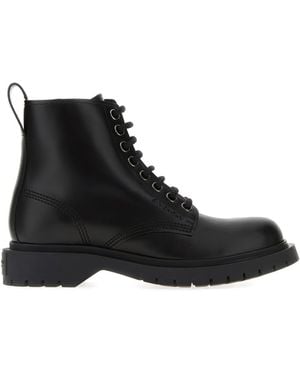 Givenchy Black Leather Ankle Boots