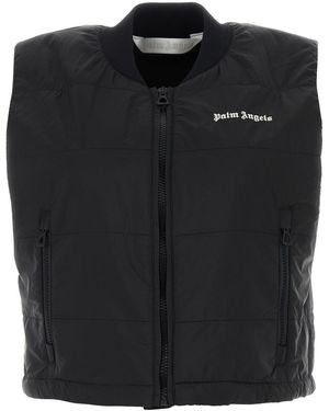 Palm Angels Nylon Vest - Black