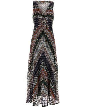 Missoni Embroidered Viscose Blend Dress - White
