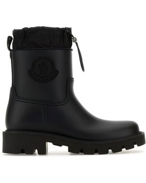 Moncler Stivaletti Kickstream in gomma nera - Nero