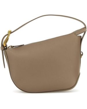 J&m Davidson Borsa a mano Zip Quiver in pelle cappuccino - Marrone