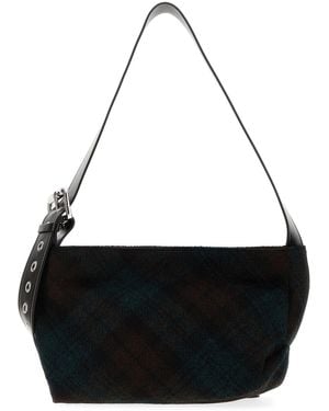 Vivienne Westwood Borsa a tracolla Maxime piccola in tessuto ricamato - Nero