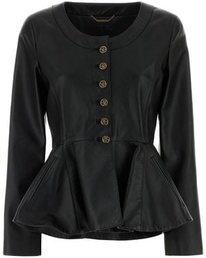 Chloé Leather Jacket - Black