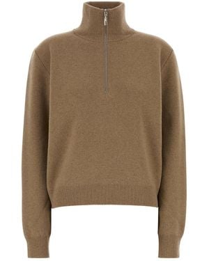 Rohe Melange Camel Wool Blend Moulin Jumper - Natural