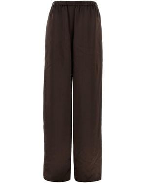 Ferragamo Pantalone Palazzo - Brown