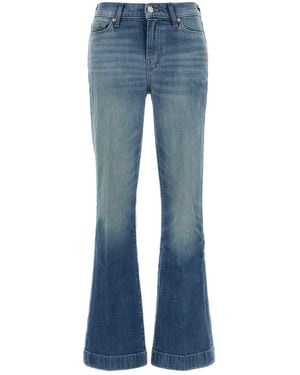7 For All Mankind Stretch Denim Dojo Jeans - Blue