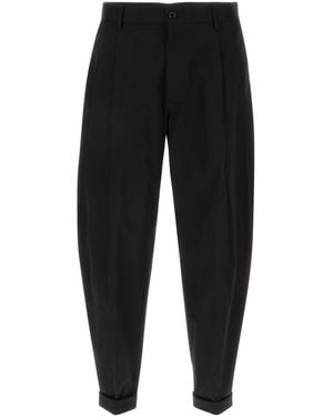 Dolce & Gabbana Stretch Gabardine Pant - Black