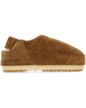 Moon Boot Suede Band Sandals - Brown