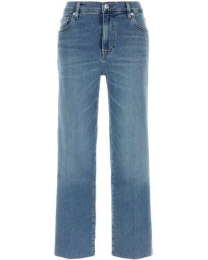 FRAME Stretch Denim The Mellow Jeans - Blue