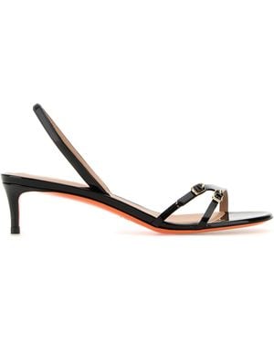 Santoni Leather Virna Sandals - Multicolour