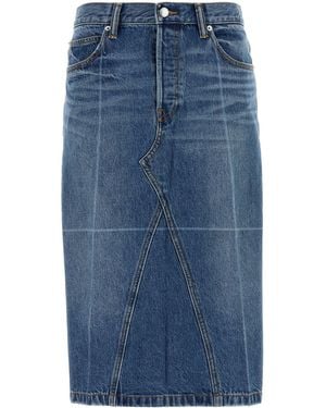 Alexander Wang Denim Skirt - Blue
